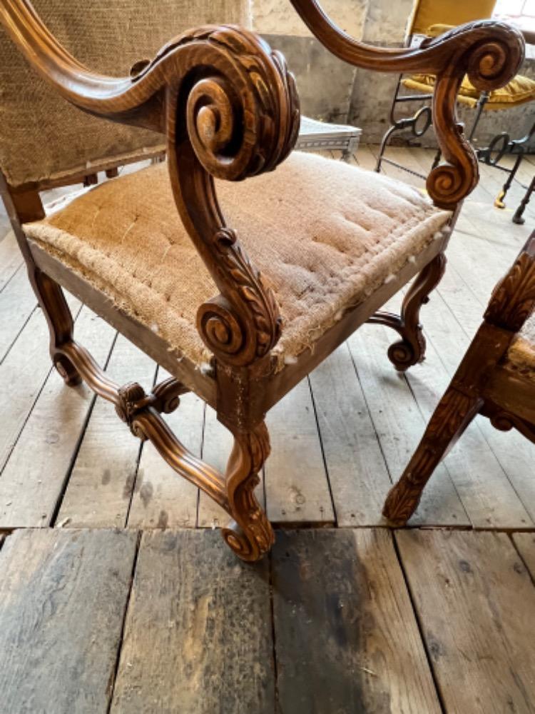 Sheep bone armchairs, early 20th century