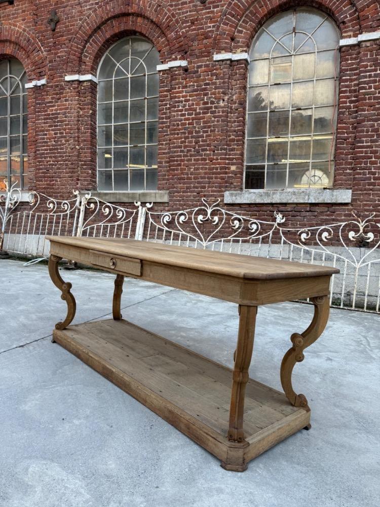 SHOP CONSOLE TABLE, LATE 19th CENTURY