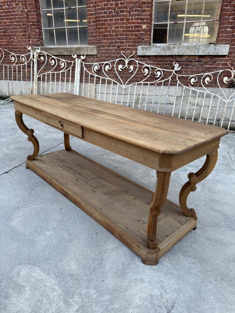 SHOP CONSOLE TABLE, LATE 19th CENTURY