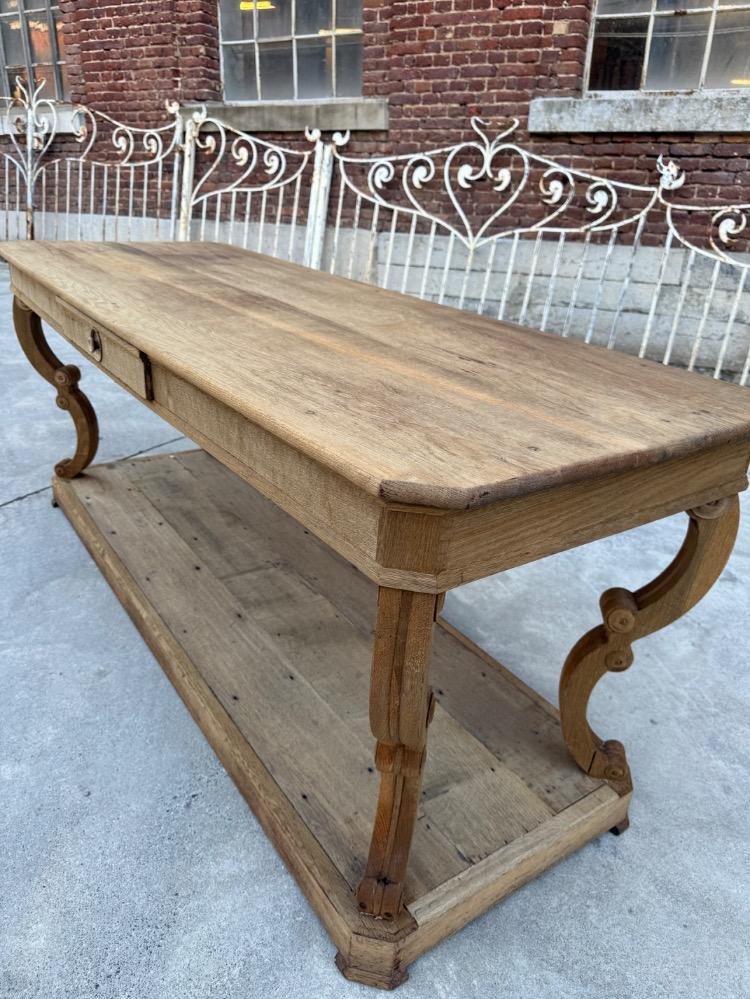 SHOP CONSOLE TABLE, LATE 19th CENTURY