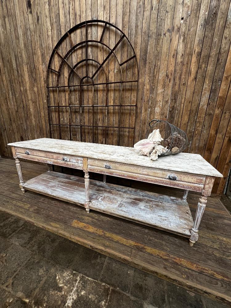 Shop table, early 20th century 
