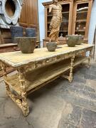 SHOP TABLE, LATE 19TH CENTURY