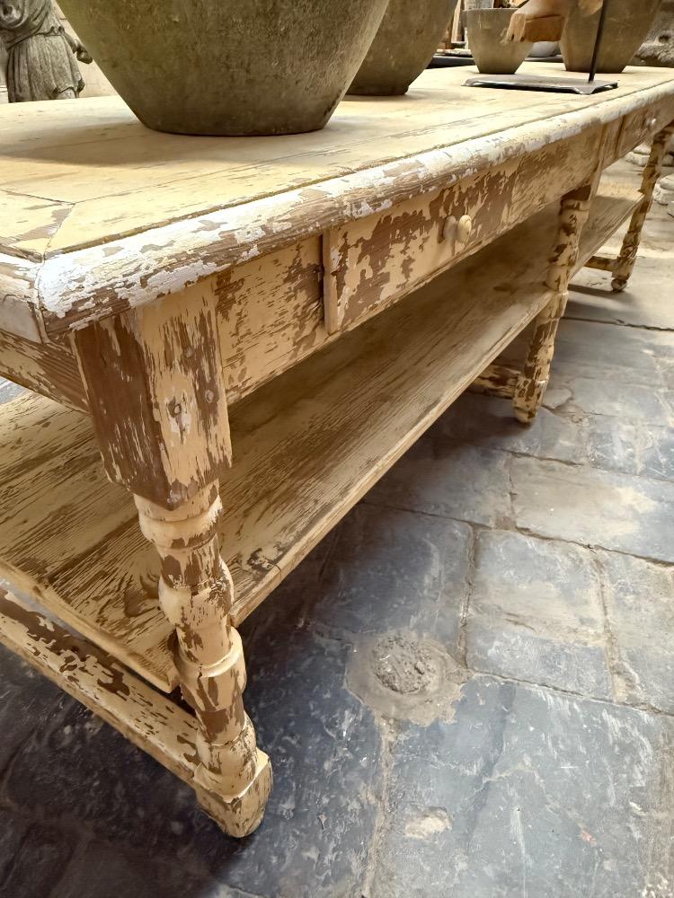 SHOP TABLE, LATE 19TH CENTURY