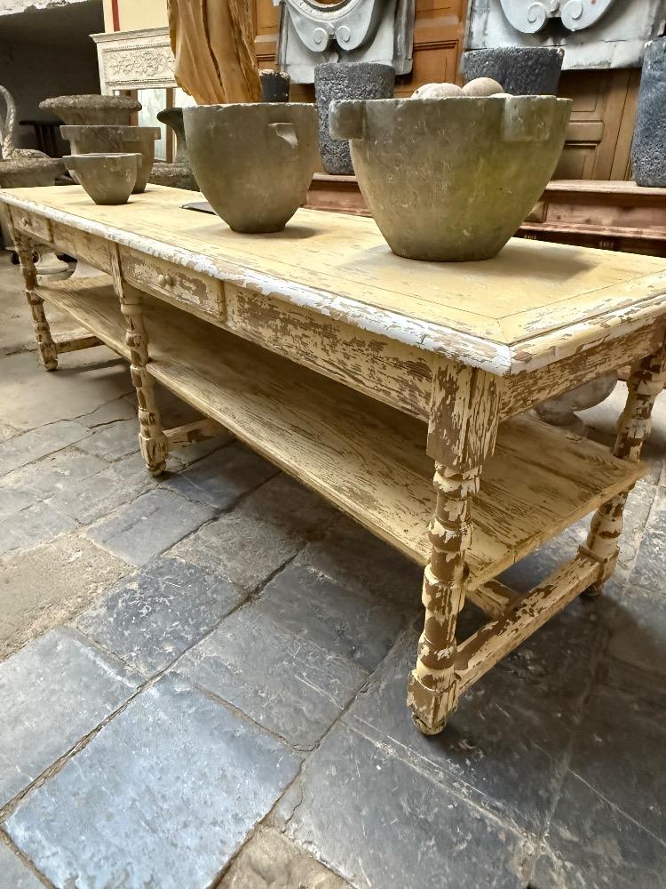 SHOP TABLE, LATE 19TH CENTURY