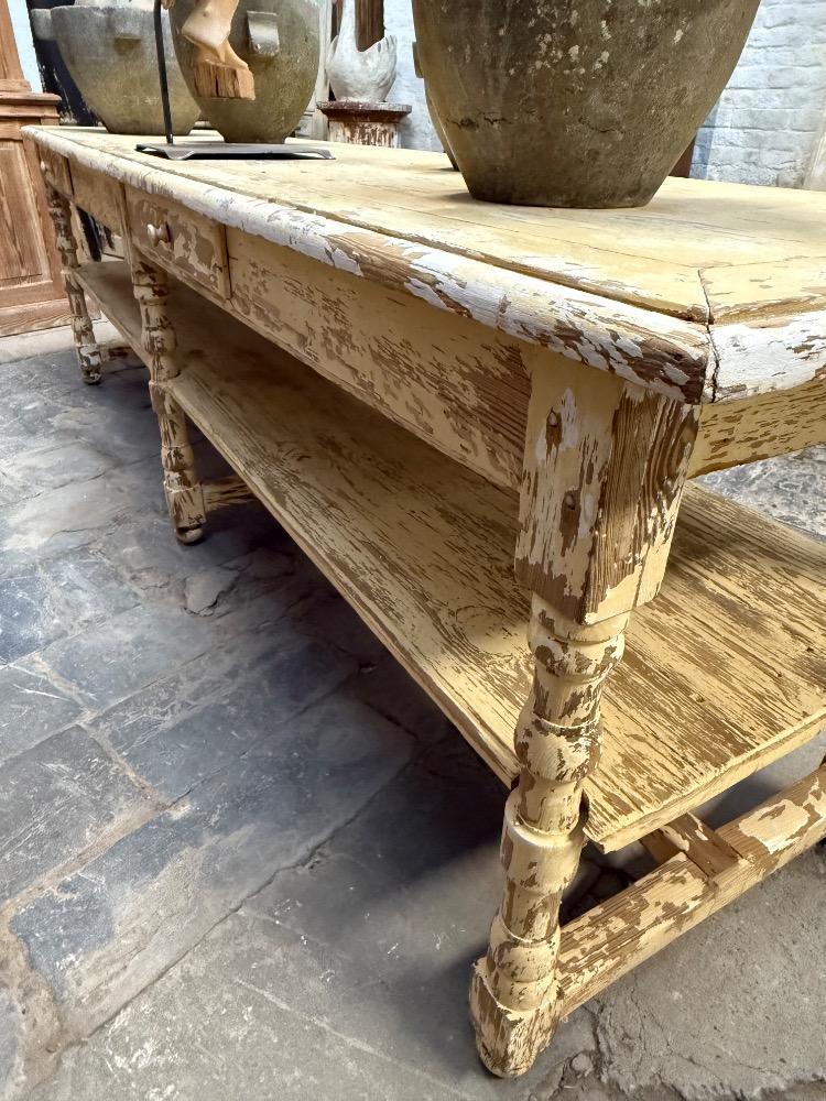 SHOP TABLE, LATE 19TH CENTURY