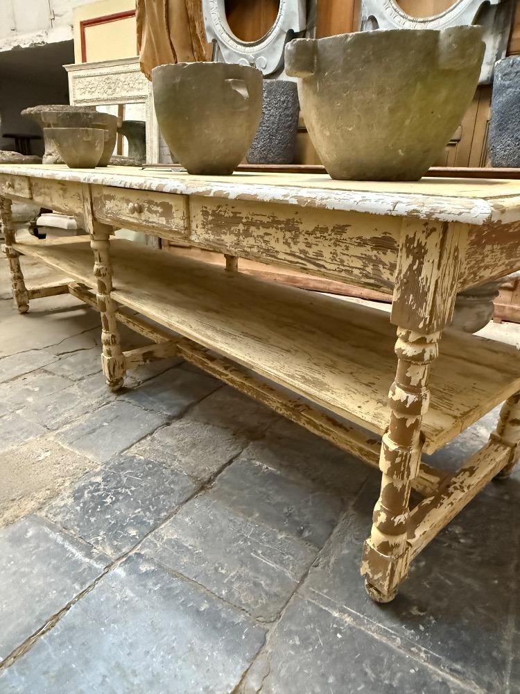 SHOP TABLE, LATE 19TH CENTURY