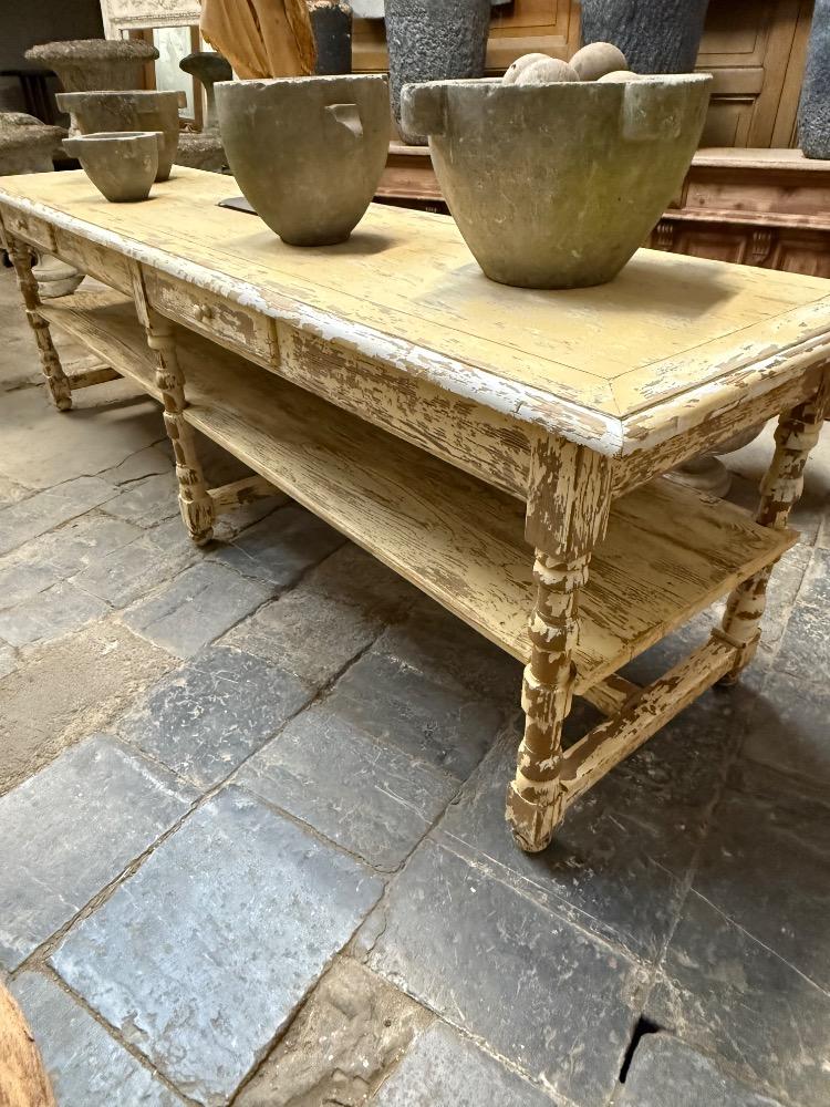 SHOP TABLE, LATE 19TH CENTURY