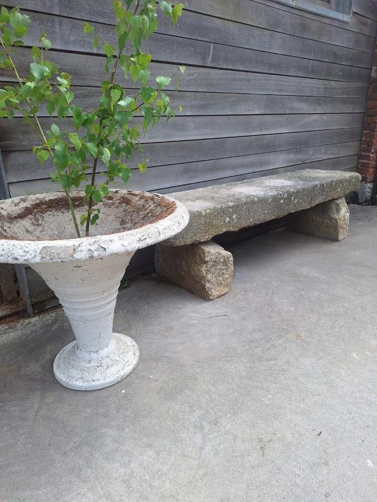 Stone bench, 19th century 
