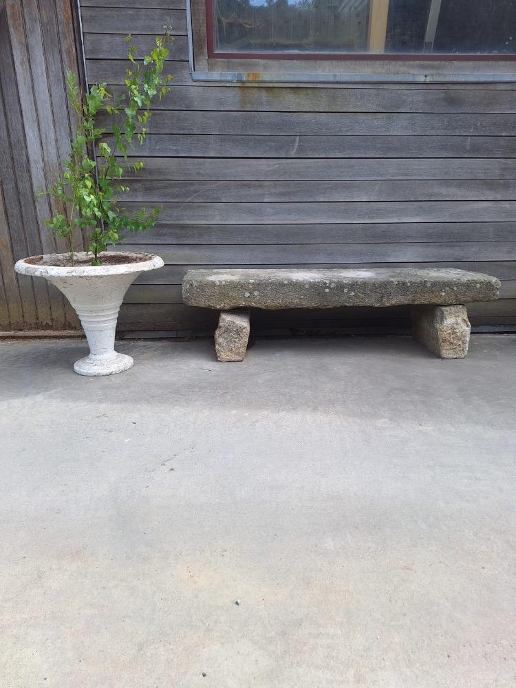 Stone bench, 19th century 