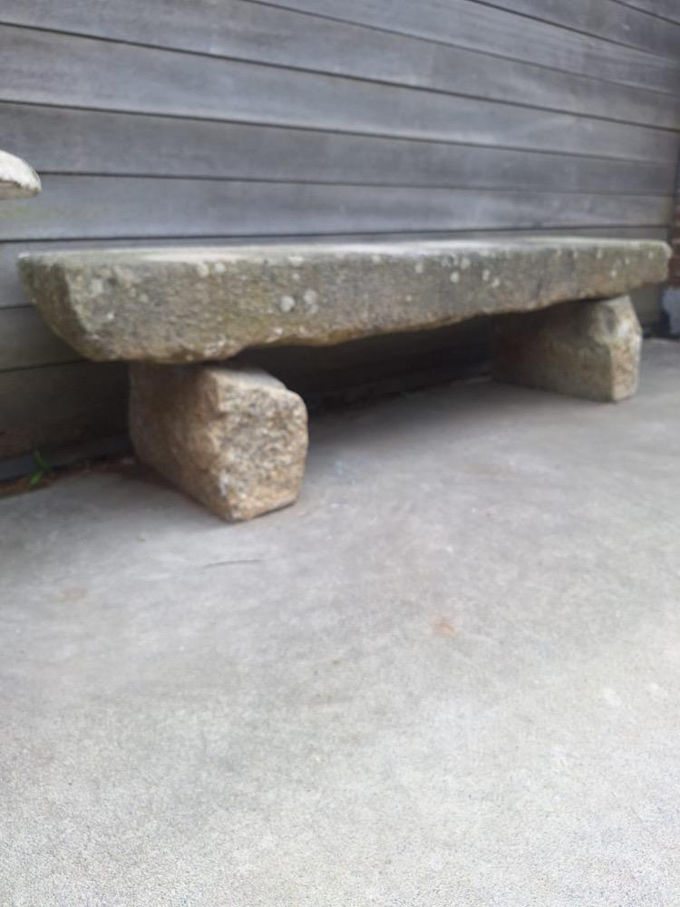 Stone bench, 19th century 