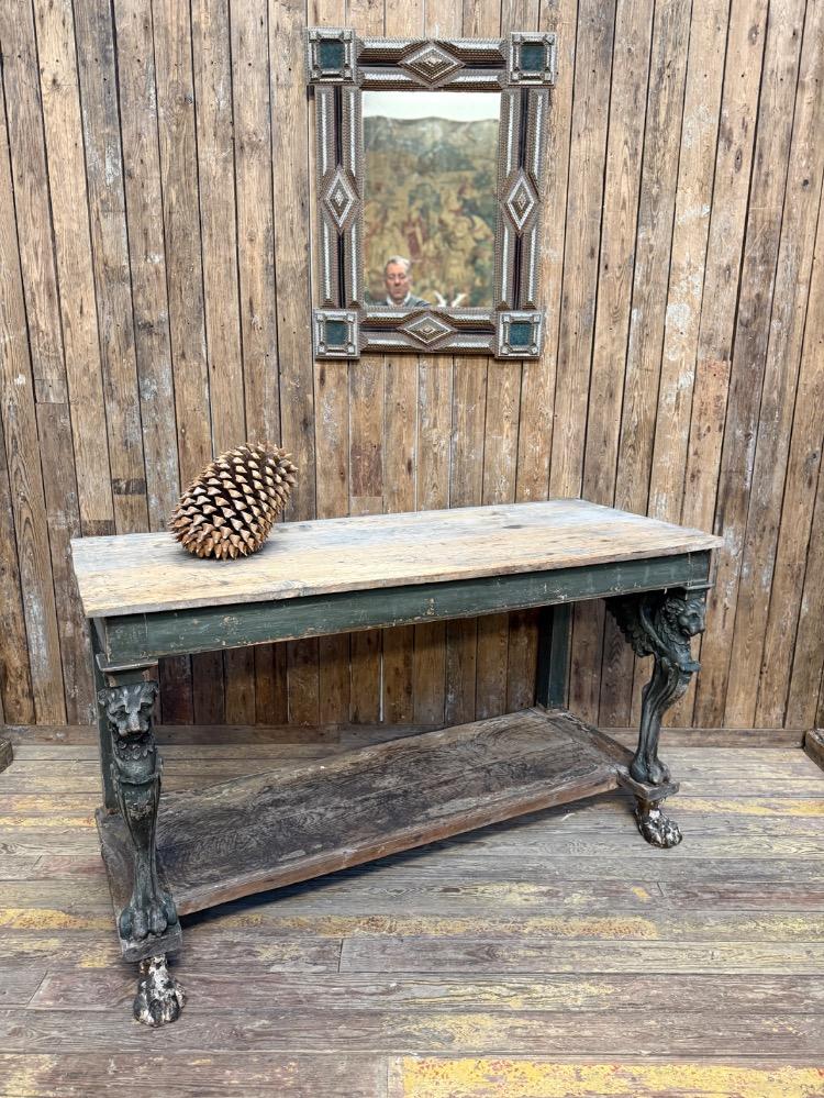 SWEDISH CONSOLE TABLE, MID-19TH CENTURY