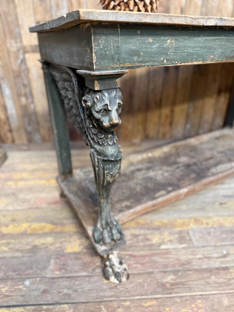 SWEDISH CONSOLE TABLE, MID-19TH CENTURY