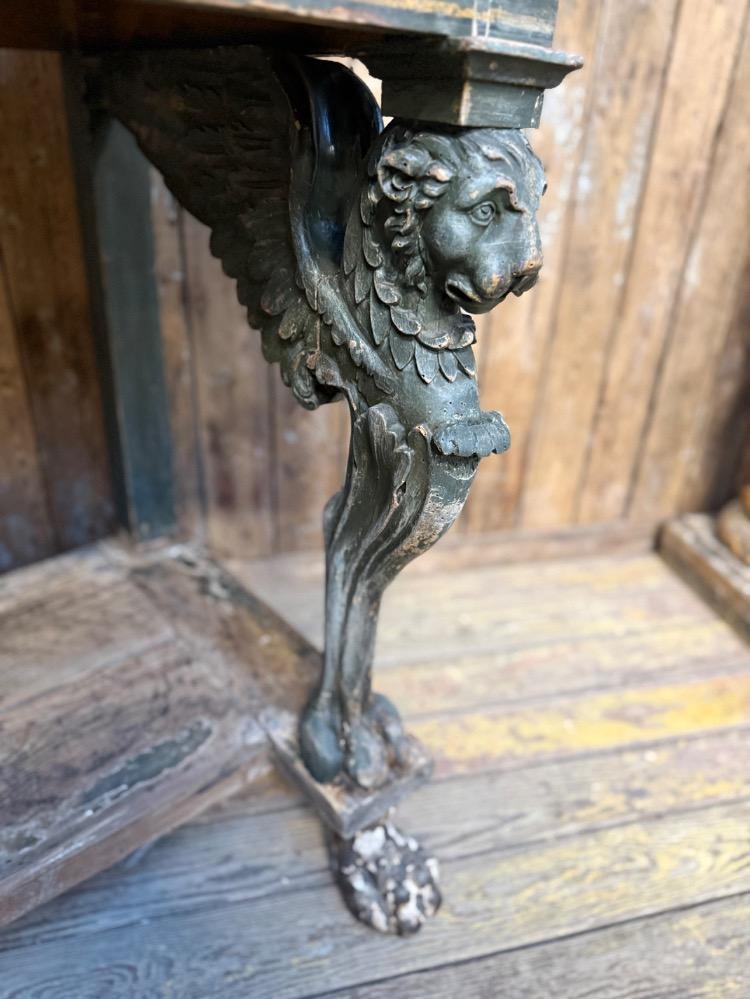 SWEDISH CONSOLE TABLE, MID-19TH CENTURY