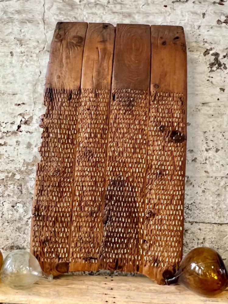 Tribulum 18th century pricking board for cereals nice patina very decorative