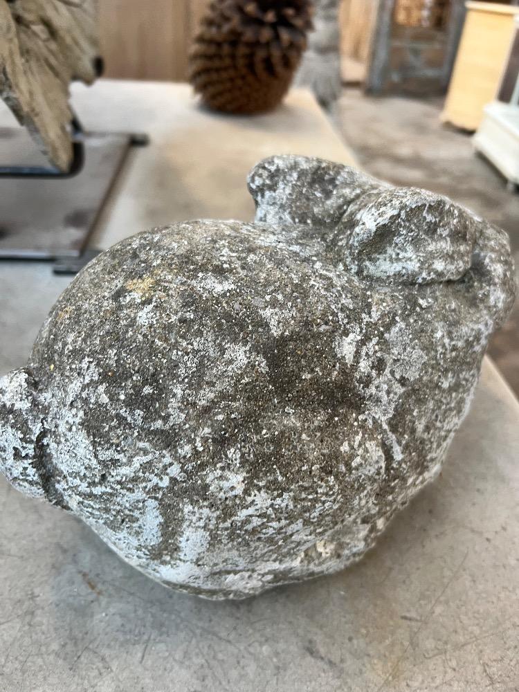 Two concrete rabbits, mid-20th century 