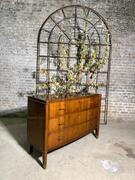 WALNUT CHEST BY DE COENE, MID-20TH CENTURY