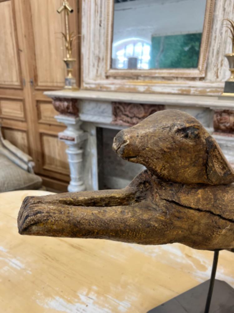 Wooden hare, mid-20th century