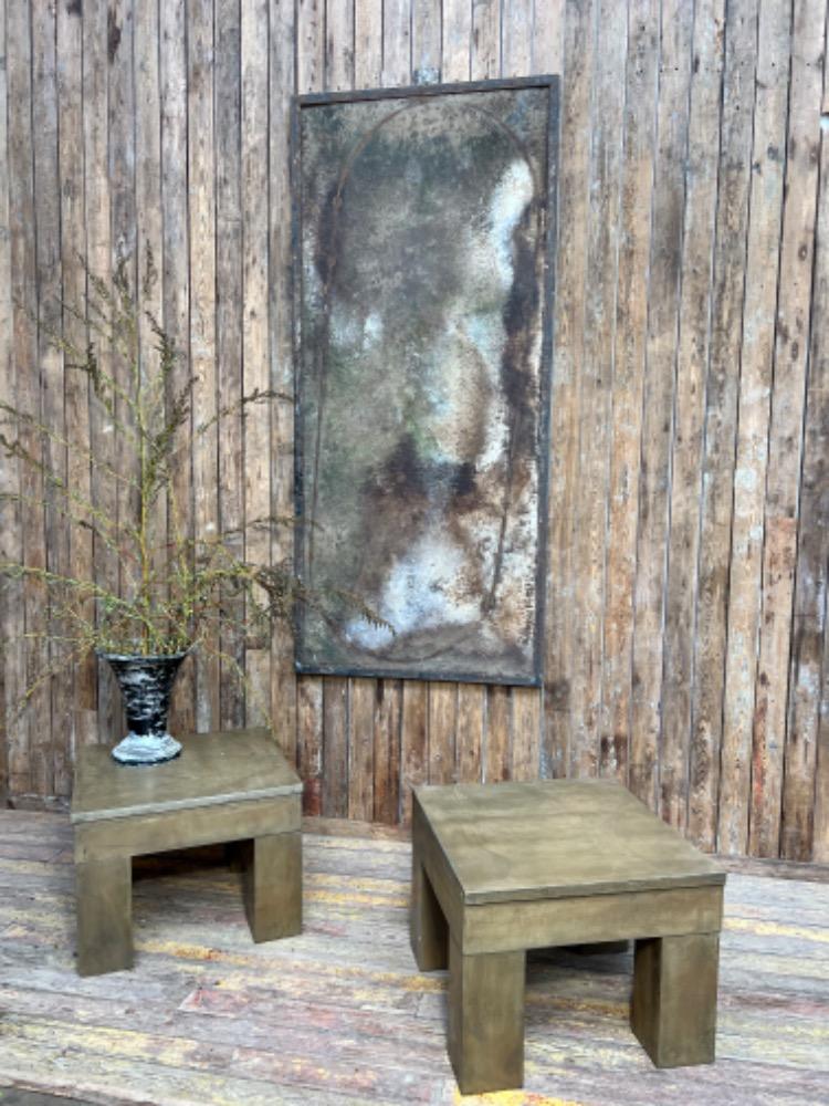 Wooden side tables, 20th century
