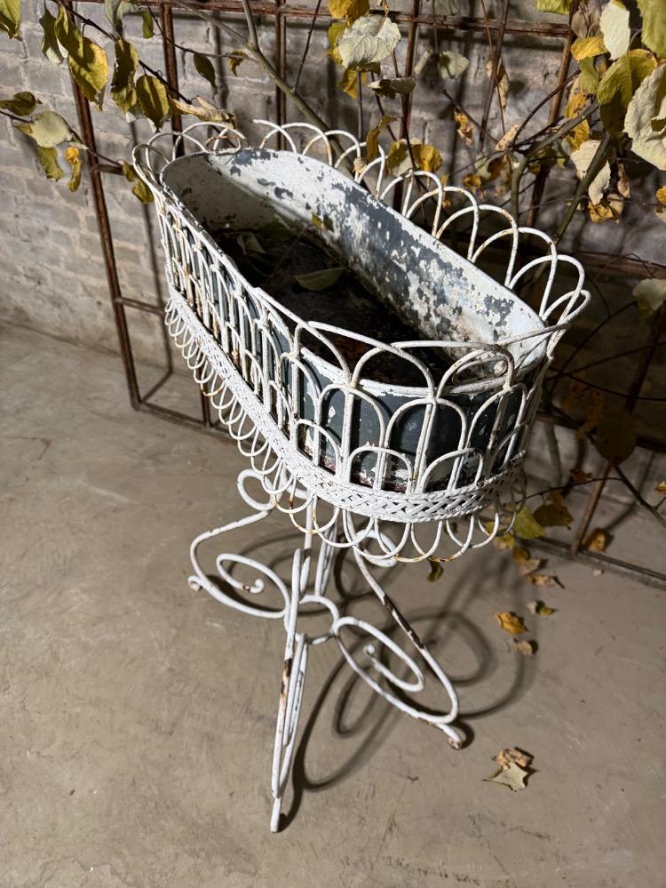 WROUGHT IRON PLANTER, EARLY 20TH CENTURY
